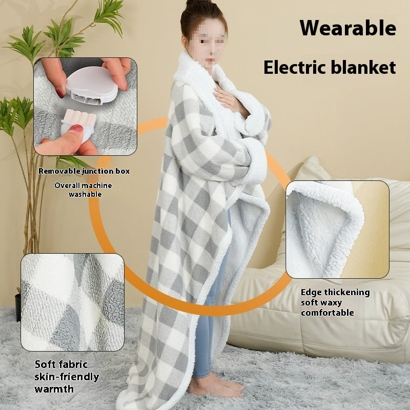 CozyWear™ Heated Shawl – Stay Warm Anywhere!